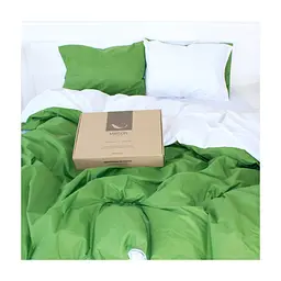 Постельное белье MirSon Ranforce Elite Green Diego (11-2107 + 18-0130) 160х220 (2200004697710)