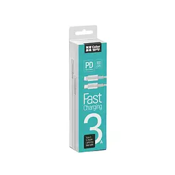 Дата кабель USB-C to Lightning 1.0m 3A white ColorWay (CW-CBPDCL032-WH) - мініатюра 5