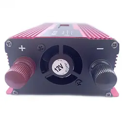 Інвертор напруги Solar Smart King Power Inverter 012 модифікована синусоїда Red 1 розетка 1 USB екран з 12V на 220V 1200W (11033) - мініатюра 3