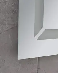 Дзеркало Mixxus Light MR01-70x50 (годинник, LED-підсвічування, антизапотівання) (MI6000) - мініатюра 8