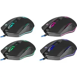 Комп'ютерна мишка Defender Sleipnir GM-927 USB Black+ Килимок (52927) - мініатюра 6