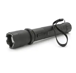 Фонарик ручной с отпугивателем Voltronic BL1102-ХPE 3W, 1 режим, 18650 2800mah, Black, IP44, СЗУ+АЗУ - мініатюра 1