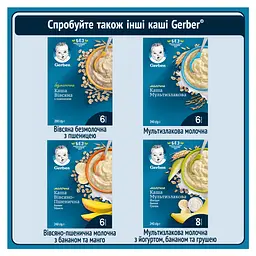 Безмолочна каша Gerber Мультизлакова 600 г (3 уп. х 200 г) - мініатюра 6