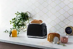 Тостер Honeycomb 850Вт, широкі слоти, пластик, чорний Russell Hobbs kuh0014899 - мініатюра 7