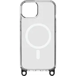Чохол ArmorStandart Crossbody Air MagSafe Rope для Apple iPhone 14 Clear (ARM86370) [169783]