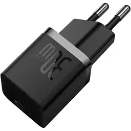 Мережевий зарядний пристрій Baseus GaN5 Fast Charger 1C 30W Black (CCGN070401) [105946] - мініатюра 2