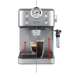 Кавоварка ріжкова еспресо Delonghi Linea Classic EM450.M Stainless steel UA - мініатюра 5