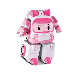 Колекційна машинка-трансформер Robocar Poli Робокар Ембер 10 см (MRT-0651) - мініатюра 2