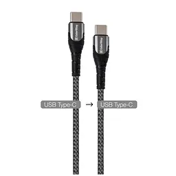 Дата кабель USB-C to USB-C 2.0m PD Fast Charging 65W 3A grey ColorWay (CW-CBPDCC039-GR) - мініатюра 8