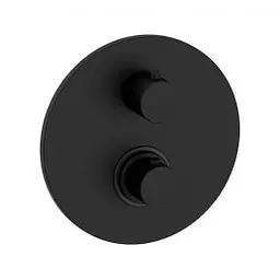 Термостат для душу на 3 споживача Paffoni Light black matt LIQ019NO, Чорний матовий