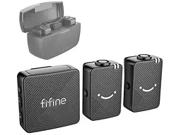 Мікрофонна радіосистема для смартфона Fifine M9 Black - мініатюра 3