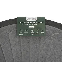 Килимок придверний Eco Fabric Промені півколо з кромкою сірий 40 х 60 см (4060-023) - мініатюра 7