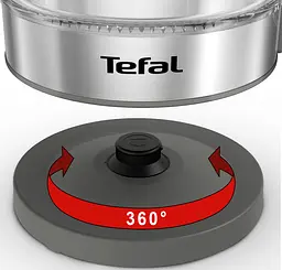 Електрочайник Tefal KI740B30 1.7 л прозорий - мініатюра 4