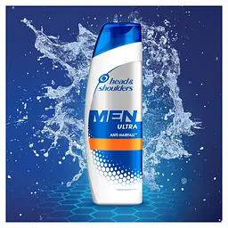 Шампунь проти лупи Head&Shoulders Men Ultra Проти випадіння волосся, для чоловіків, 400 мл - мініатюра 2