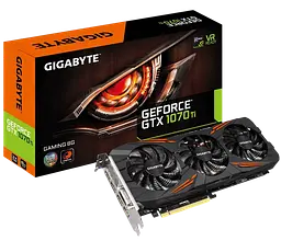 Відеокарта GeForce GTX 1070 Ti 8GB Gigabyte Gaming (GV-N107TGAMING-8GD) Б/В - мініатюра 1