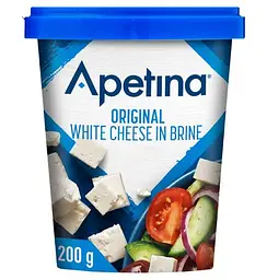 Сир Фета Apetina Original white cheese in brine 410/200 г