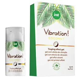 Рідкий вібратор Intt Vibration Coconut Vegan (15 мл) Intt SO5972 92291 - мініатюра 1
