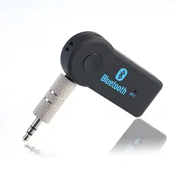 Бездротовий ресивер Bluetooth 3.0 AUX адаптер з роз'ємом jack 3.5 мм B функцією hands free UKC чорний - мініатюра 4