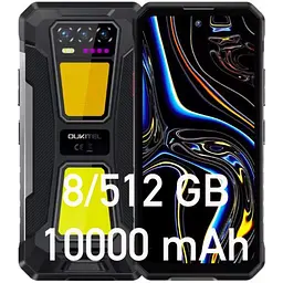 Захищений смартфон Oukitel WP58 Pro 8/512GB Black (2830589967) - мініатюра 2