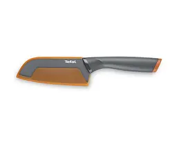 Ніж кухонний Tefal Fresh Kitchen Сантоку 12 см, з чохлом, нержавіюча сталь, пластик, сірий kuh0014556 - мініатюра 4