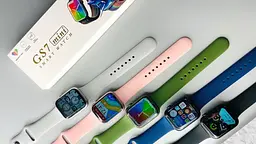 Золотий смарт-годинник Smart Watch GS7 MINI 41 мм, Фітнес годинник з тонометром та пульсоксиметром - мініатюра 4