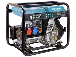 Konner & Sohnen Генератор дизельний KS 8100HDE-1/3 ATSR (EURO V), 230/400В, 5.5/6.0кВт, передстартовий підігрів, вихід ATS, 117кг - мініатюра 2