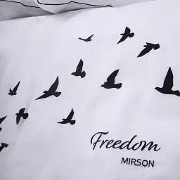 Підковдра MirSon 11-2107 White Freedom Ranforce Elite 110х140 см (2200008700485) - мініатюра 7