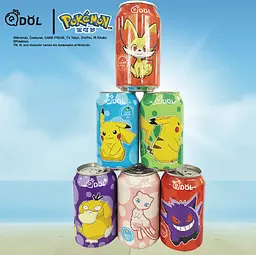 Газований напій Qdol Pokemon Grape Psyduck 330мл - мініатюра 4