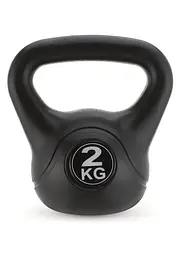 Гиря вінілова Gymtek 2кг чорний - мініатюра 8
