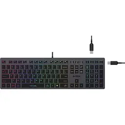 Клавіатура A4Tech Fstyler FX60H Grey Neon backlit [94472]