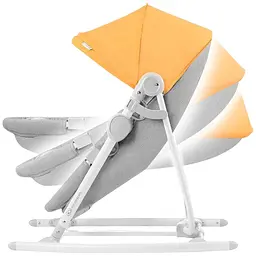 Шезлонг-гойдалка 5в1 KiderKraft Nola Forest Yellow - мініатюра 8