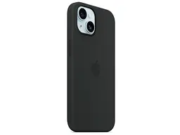 Чохол для смартфона Apple iPhone 15 Silicone Case with MagSafe - Black (MT0J3) - мініатюра 5