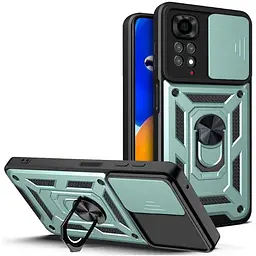 Чохол Ummi Camshield Serge Ring для Xiaomi Redmi Note 11 (Global) / Note 11S Зелений / Green