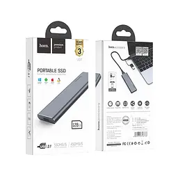 Зовнішній накопичувач SSD Type-C Hoco Extreme speed portable UD7 128 GB USB3.1 - мініатюра 4