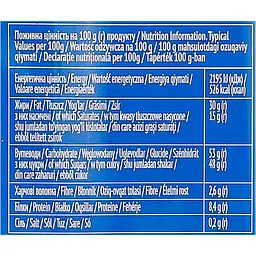 Шоколад Millennium Fruits&Nuts молочний з арахісом, цукатами, родзинками та мигдалем 90г - мініатюра 3