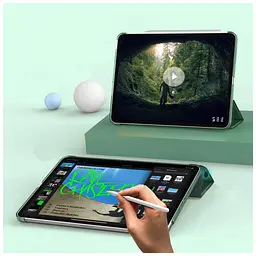 Чохол до планшета BeCover Tri Fold Hard Apple iPad Air 11" M2/M3 (2024/2025) Dark Green (711414) - мініатюра 4