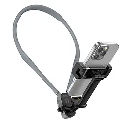 Кріплення для телефону на шию HOCO K30 Campo neck-hanging holder Чорний Сірий - мініатюра 3
