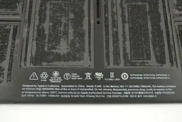 Акумулятор для ноутбука Apple A1495, 38.75Wh (5100 mAh), 6cell, 7.6V, Li-Po, чорний - мініатюра 2