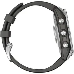 Смарт-годинник Garmin Fenix 7 Silver with Graphite Band (010-02540-00/01) - мініатюра 9