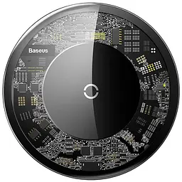 Бездротовий зарядний пристрій Baseus Simple Wireless Charger CCALL-JK01 Black - мініатюра 5