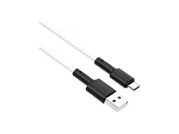 Кабель Borofone BX31 Soft Silicone USB Type-A to USB Type-C 1m White (6931474710406)