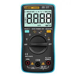 Мультиметр ANENG AN8000, виміри: V, A, R (SP) - мініатюра 2