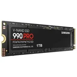 Твердотільний накопичувач SSD 1Tb, Samsung 990 Pro, PCI-E 4.0 x4, M.2 2280, MLC 3-bit V-NAND, 7450/6900 МБ/с (MZ-V9P1T0BW) - мініатюра 4