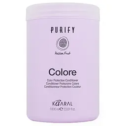 Крем-кондиціонер для фарбованого волосся з екстрактом маракуйя Kaaral Colore Conditioner 1000 мл