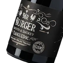 Вино Mr Burger AOP Languedoc червоне сухе 0.75 л - мініатюра 4