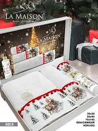Подарунковий набір рушників з парфумом Hola La Maison pbe0051111 - мініатюра 4