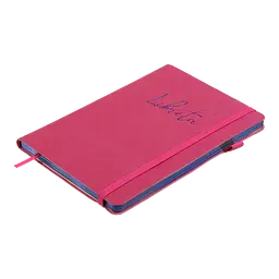 Блокнот діловий Buromax Libreta А5 96 арк. в крапку обкладинка штучна шкіра малиновий (BM.295317-29) - мініатюра 3