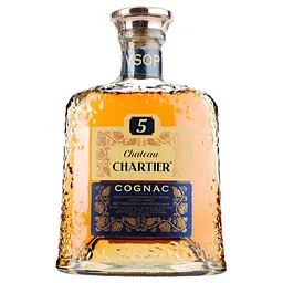 Коньяк Chateau Chartier Таїрово 5 зірок, 40%, 0,5 л (774306)