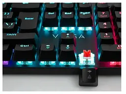 Клавіатура Vinga KBGM-101 LED Red Switch USB Black - мініатюра 9