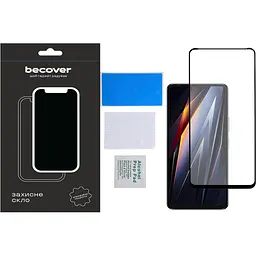 Захисне скло BeCover для Tecno POVA Neo 3 (LH6n) Black (710045) - мініатюра 2